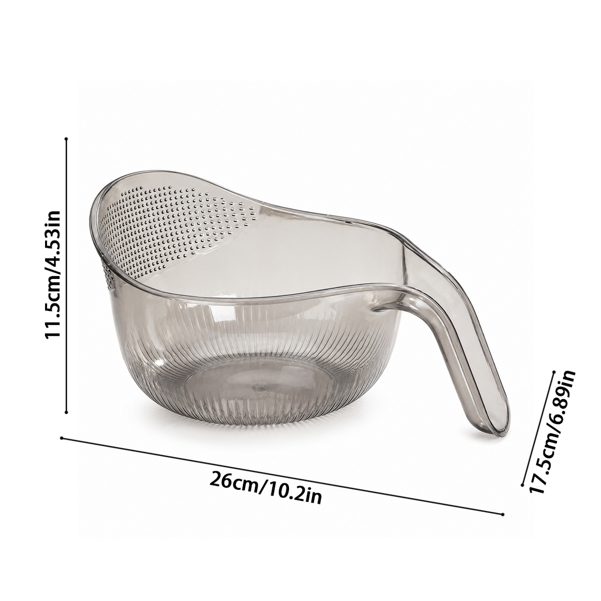 🍚 50% OFF! 🥣 Multipurpose Rice Washing Bowl Strainer with Handle