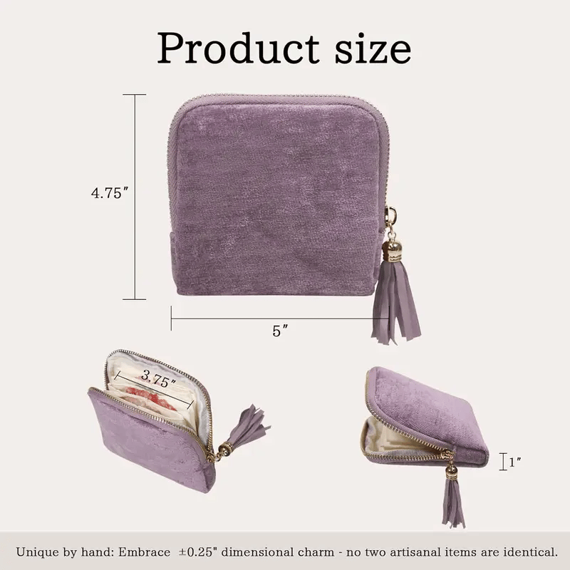 🔥Last Day BUY 1 GET 1 FREE🔥 Jewelry zippered pocket case Travel Jewelry Bag Portable Organizer