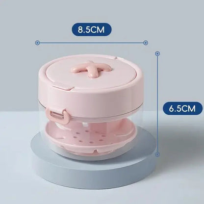 🦷 Retainer Cleaner Case with Mirror & Tray – Keep Aligners Clean & Dry