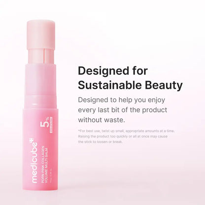 PDRN Pink Collagen Multi Balm Stick for Under-Eyes, Lips & Fine Lines