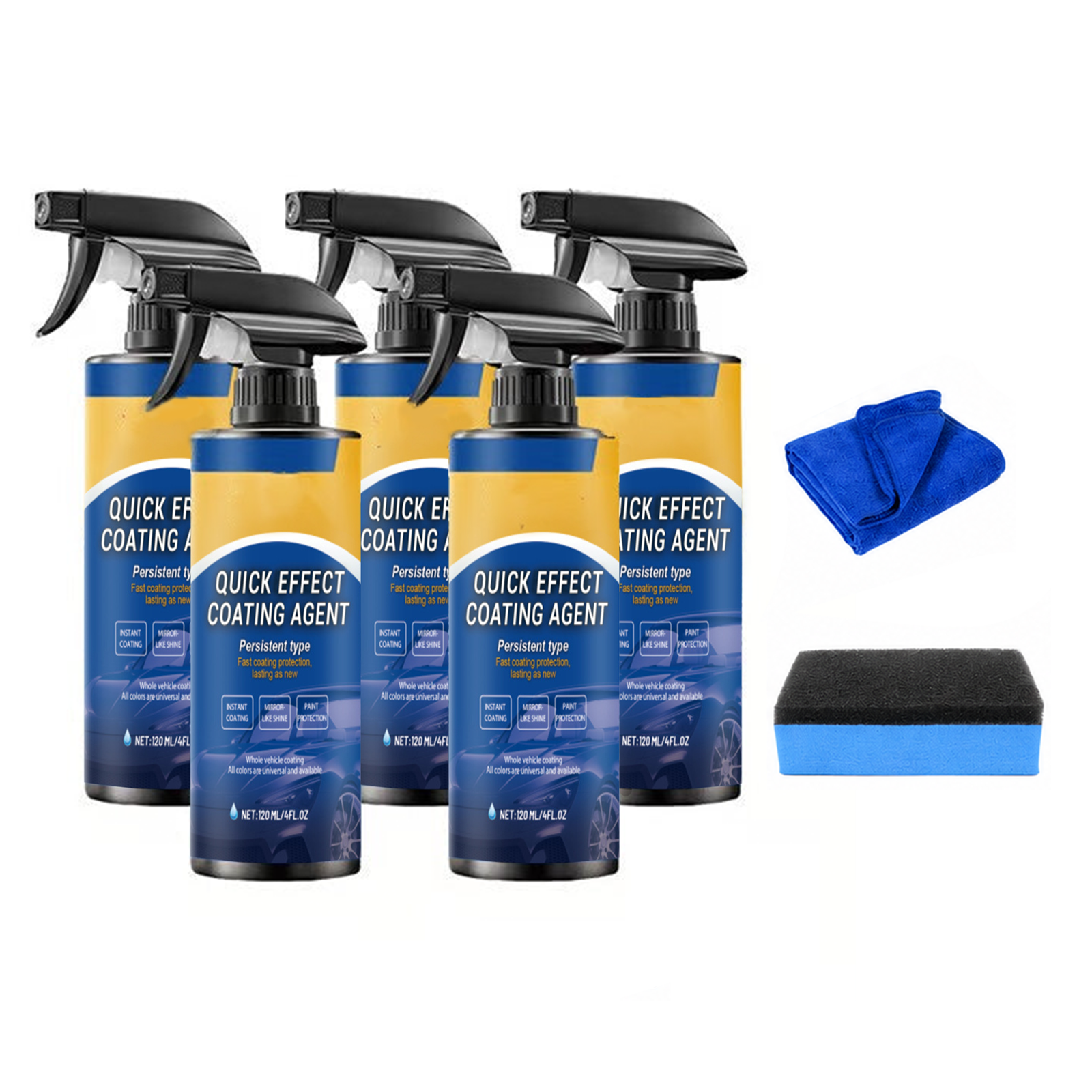 Buy 3 Get 2 Free - 5 Bottles & Complimentary Absorbent Car Wipe