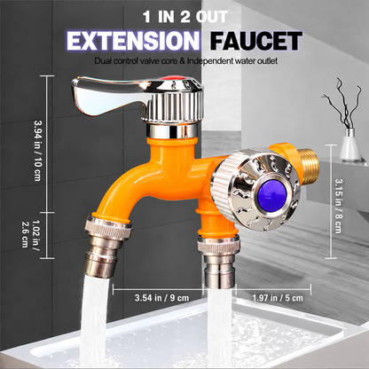 🔥LAST DAY 70 %Off-💦Outdoor Antifreeze Dual Control Faucet