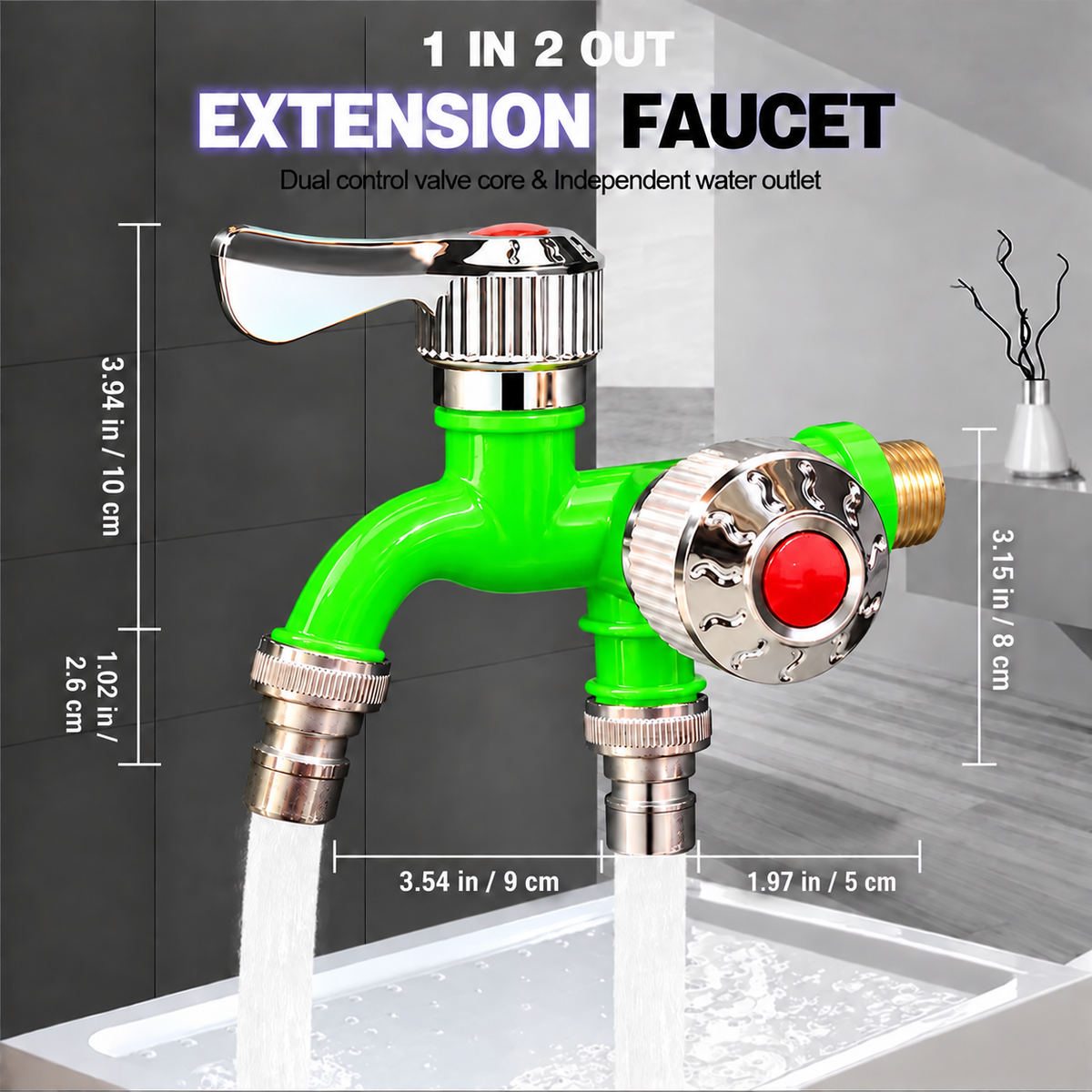 🔥LAST DAY 70 %Off-💦Outdoor Antifreeze Dual Control Faucet