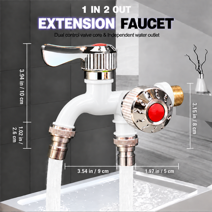 🔥LAST DAY 70 %Off-💦Outdoor Antifreeze Dual Control Faucet
