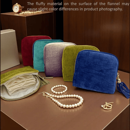 🔥Last Day BUY 1 GET 1 FREE🔥 Jewelry zippered pocket case Travel Jewelry Bag Portable Organizer