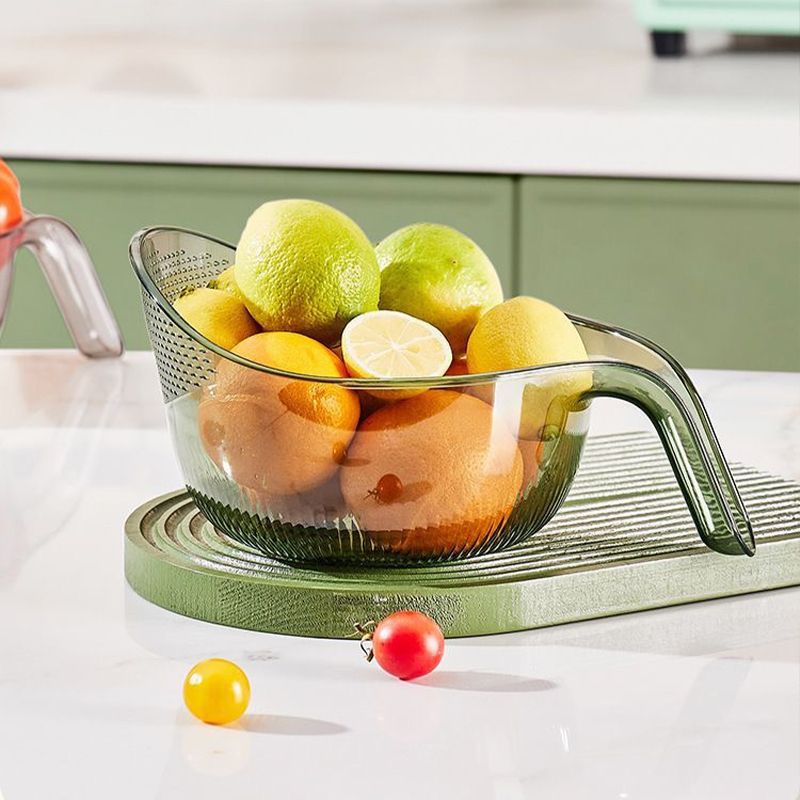 🍚 50% OFF! 🥣 Multipurpose Rice Washing Bowl Strainer with Handle